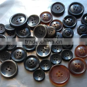 Sedex Audited Factory 2 Pillar ox Horn Button, Buffalo Horn Button thumbnail-4