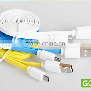GOLF Fast Charging USB Flat Cable for Android Phone Quick Charge and Data Noodle Micro Cable for Android Device thumbnail-3