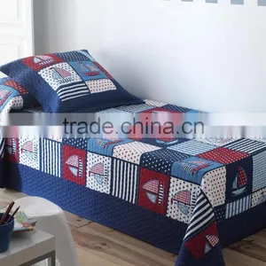 Microfiber Cheaper Quilt for India Boys Bedding Set thumbnail-1
