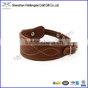 Nice pu Leather Dog Leash Comfortable Puppy Pets Collar Wholesale Factory Supply thumbnail-1