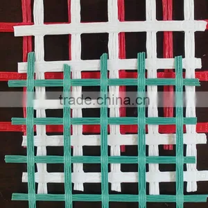 Best Quality Oil-soluble PVC Biaxial Warp-knitting Polyester Geogrid With CE thumbnail-1
