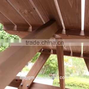 Outdoor Wooden Beer Garden Table and Bench thumbnail-5