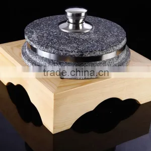 Stone Cooker Pot With Frame Granite Slab thumbnail-3