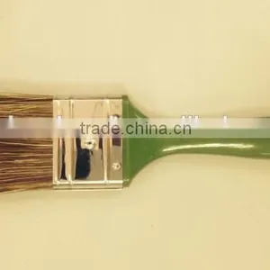 Natral Bristle With PET Filament Flat Paint Brush With Plastic Handle thumbnail-1