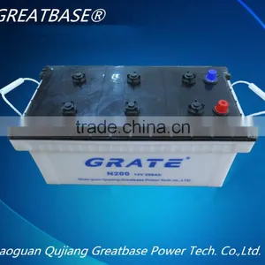 High Quality N200- 12V 200ah Dry Charge Heavy Duty Vehicle Battery thumbnail-5