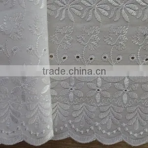 High Quality Polyester or TC Embroidery Lace Fabric for Sale thumbnail-2