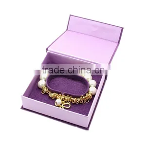 Custom Logo Printed Velvet Cardboard Jewelry Packaging Box thumbnail-4