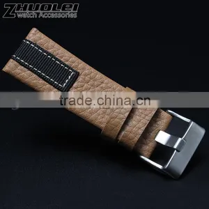 Leather Watch Strap 26mm With Fashionable Stainless Steel Buckle Wholesale 3PCS thumbnail-5