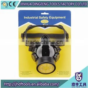 High Filter Chemical Respirator Mask to Prevent Fumes / Toxic Gas+ Glasses Goggles Set Safety Equipment Protection thumbnail-2