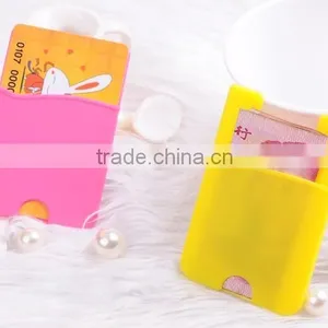 Best Promotion Gifts Silicone Phone Sticker/phone Card Pocket thumbnail-2