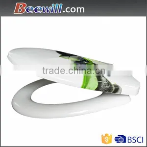 Decorative Toilet Seat Cover With Printing Beautiful Pattern thumbnail-2