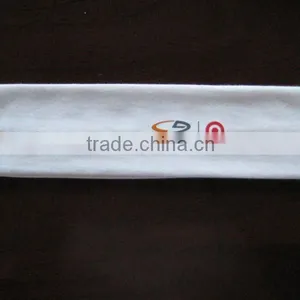 White Yoga Sport Head Band thumbnail-1