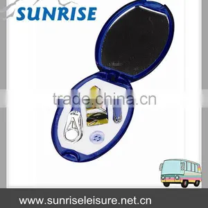 36105 Translucent Oval Sewing Kit With Mirror thumbnail-1