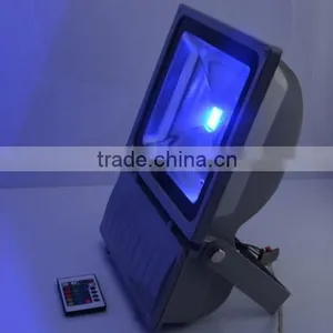 LED 100W Flood Light IP65 Integrated Grey RGB LED Floodlight thumbnail-6