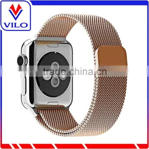 Milanese Loop Strap Link Bracelet Stainless Steel Band For Apple Watch Mesh Wrist Strap thumbnail-1