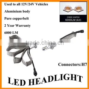 High Power Motorcycle Led Headlight 80w h7 Auto Headlight CREEs Led Car Headlight thumbnail-1