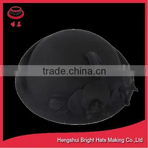Ladies Winter Wool Felt Beret Beanie Hat With High Quality thumbnail-4