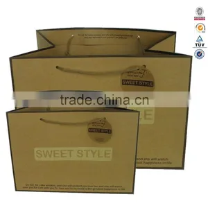 China Custom Printed Paper Bag Shopping Paper Bag Wholesale With Handles thumbnail-1