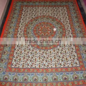 Round New Printed Hand Block Tapestry thumbnail-2