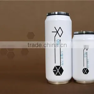 OEM Manufactury Double-wall Vacuum Cola Can Tumbler With Straw thumbnail-1