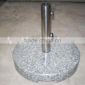 Round Granite Patio Umbrella Base thumbnail-1
