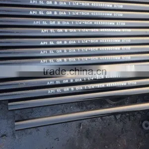 HIGH QUALITY API 5L WELDED BLACK CARBON STEEL PIPE thumbnail-4