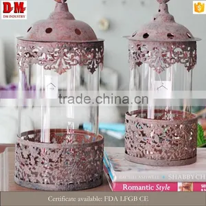 Antique Stand Motel Decorative Lantern For Candle thumbnail-2