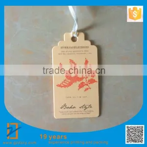 Design White Fancy Clothing Swing Tag Hang Tag Price Tag thumbnail-5