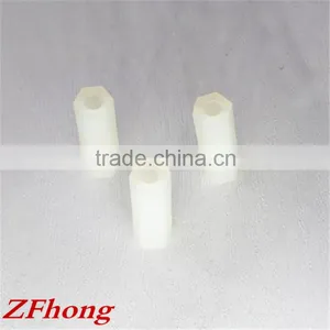 M2, M2.5, M3, m4 , m5 Thread White Nylon Hex Standoff Spacer thumbnail-2