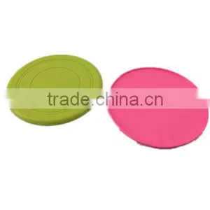 Soft Custom Colorful New Pet Dog Training Silicone Flyer Disc Frisbee Plastic Flyer thumbnail-1