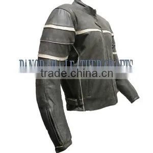 Motorcycle Leather Jacket/BIKER MOTORCYCLE LEATHER JACKET thumbnail-1