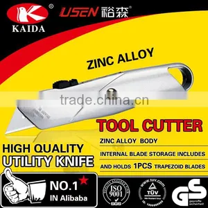 Tool Cutter 2pcs Trapezoid Blade Zinc Alloy Cutter Knife thumbnail-1
