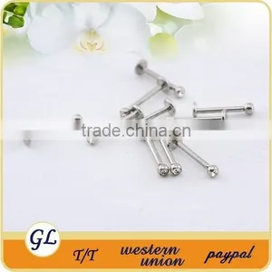 LR01155 Stainless Steel Lip Rings Piercing on Lip Ring thumbnail-2