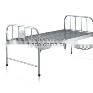 Stainless Steel Flat Hospital Bed thumbnail-1
