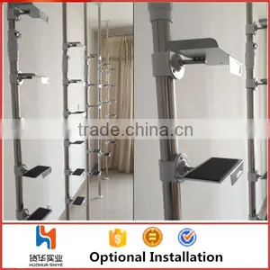 Huohua Multi-function Easy Assembly Shoe Store Using Wire Shoe Rack thumbnail-1