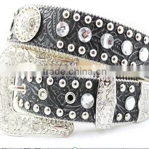 Western Fashion Bling Beaded Belt for Women thumbnail-1