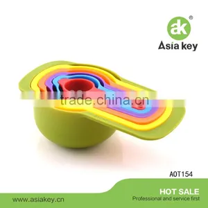 6pcs Colorful Measuring Cups And Measuring Spoon Set thumbnail-1