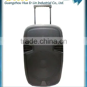 Plastic 15 Inch Trolley Speaker Portable Outdoor Speakers thumbnail-1