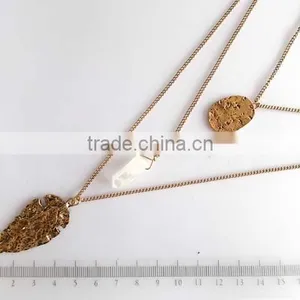 Fashion Multilayer Chain Pendant Necklace thumbnail-6