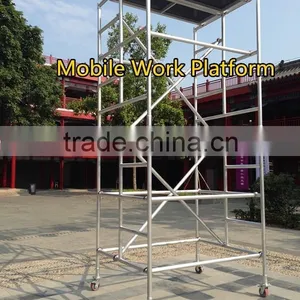 Portable Aluminum Wheel Aerial Work Platform thumbnail-1