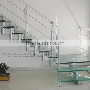 2014 New Glass Stairs Design thumbnail-1