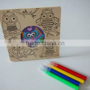 DIY Your Own Wood Photo Frame, DIY Wood Frame, Owl Printing Wood Frame thumbnail-1