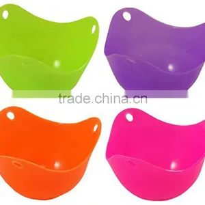FDA Food Grade Silicone Egg Cookware Cup Cooker Easy Use Silicone Egg Poacher thumbnail-2