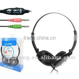 Lightly Super High Quality Colorful PC Headphone OV-L112MV With Microphone thumbnail-1