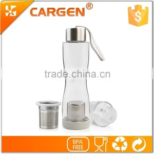 OEM Logo Tritan 500ml Plastic Tea Bottle With Infuser thumbnail-3
