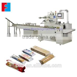 China Horizontal Flow Wrap Automatic Pillow Packing Machine For Sale thumbnail-1
