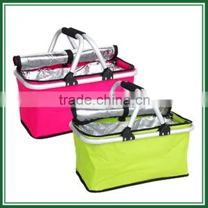Foldable Picnic Basket Polyester Insulated Picnic Basket thumbnail-5