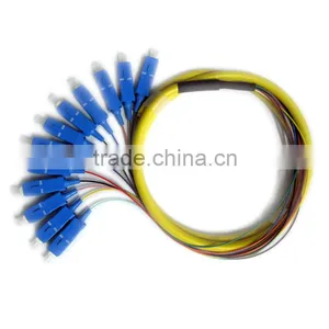 China Supply High Quality SC UPC 12 Cores Fan-out Fiber Optical Pigtail thumbnail-3
