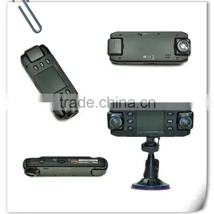 Dual Lens Car Camera X8000 With GPS Tracking Two Lens Vehicle DVR Dash Cam Recorder GPS G-sensor CA365 DVRs Full HD 1080P thumbnail-1