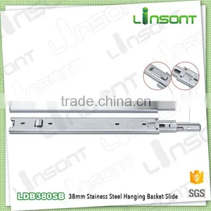 Hot Sale 38mm Stainless Steel Hanging Basket Microscope Slide Kitchen Drawer Slides thumbnail-1